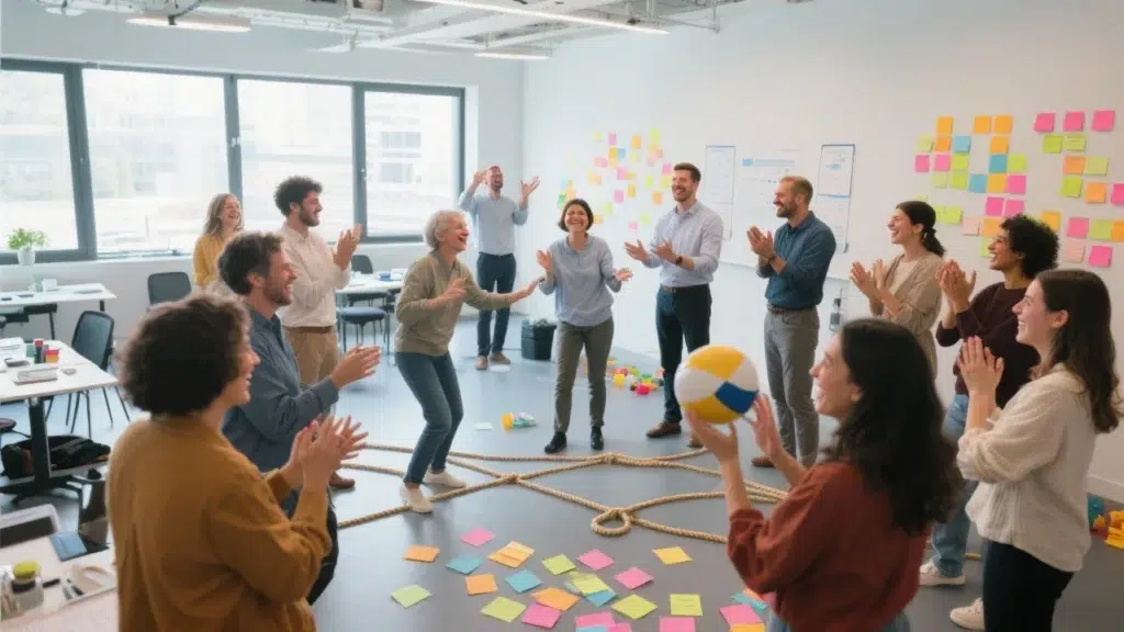 Séance de coaching professionnelle en groupe animée par Caroline LAI